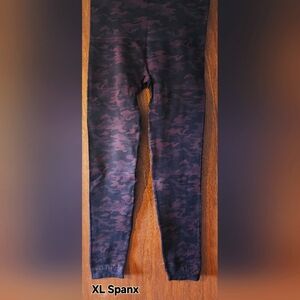 SPANX Camo Print High Waist Leggings XL